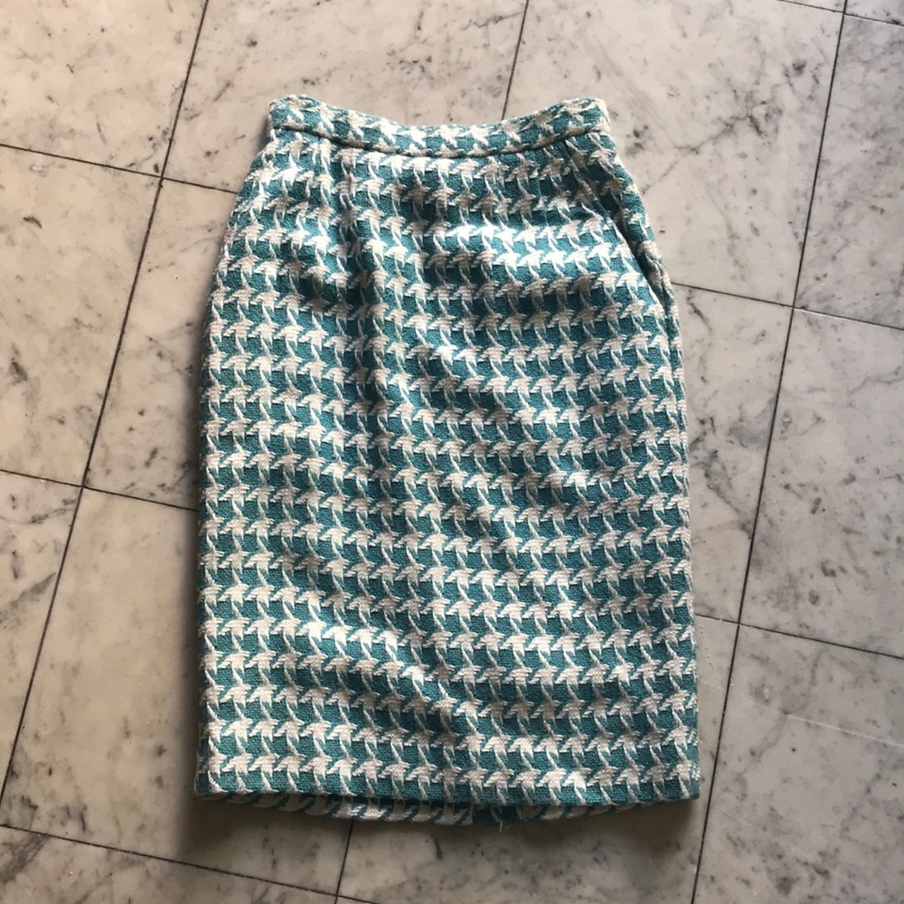 Classics By Anne Klein Vintage Skirt Houndstooth